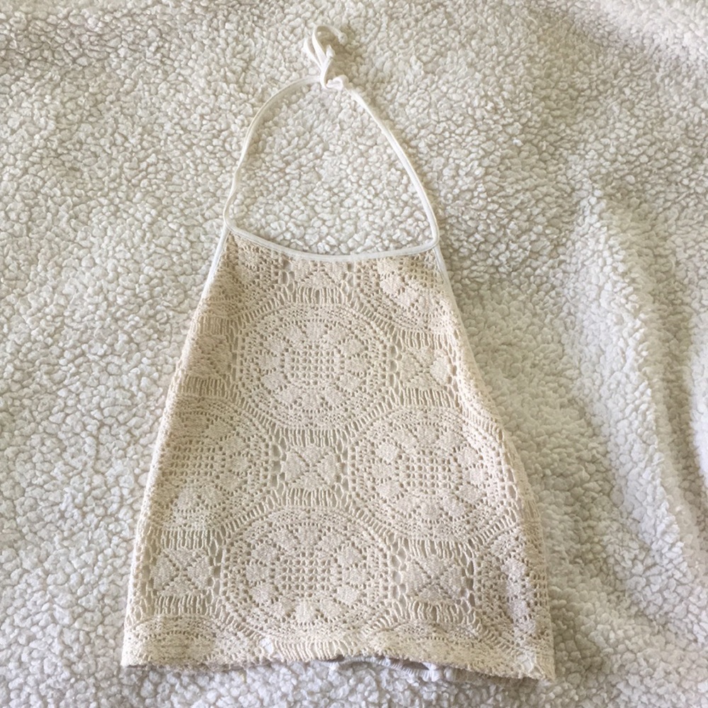 Brandy Melville backless crop top